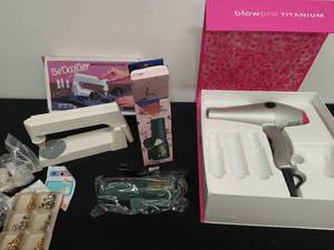 Collection Of Beauty Supplies And Accessories