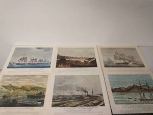 U.S. Navy And Marine Lithographs