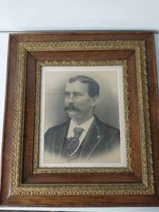 Old Framed Portrait Of Gentleman