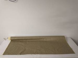 1 Roll Of Sage Colored Patterned Fabric