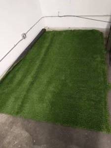 Sheet Of Fake Grass Or Turf