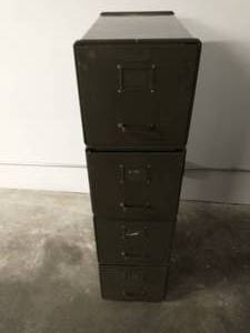 4 Transferfile Stackable Filing Cabinets By The General Fireproofing Co.