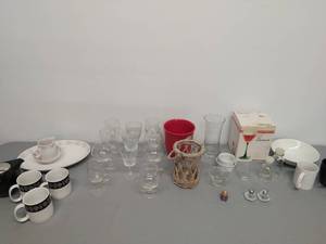 Collection of Dishes and Glassware