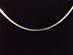 .925 Sterling Silver Fancy Diamond Link Necklace