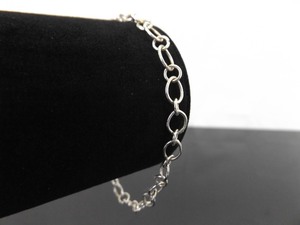 .925 Sterling Silver Large Link Charm Bracelet