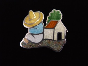 .925 Sterling Silver Siesta Brooch