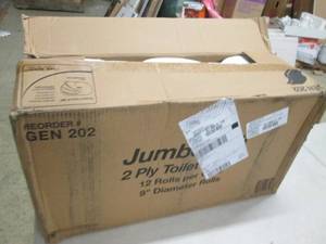 case of jumbo 2-ply toilet paper ...