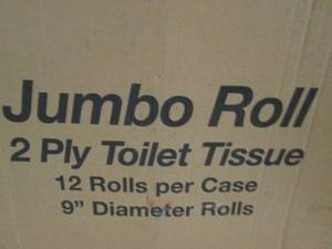 case of jumbo 2-ply toilet paper ...