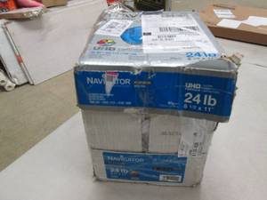 case of 24lbs of 8.5x11 navigator p...