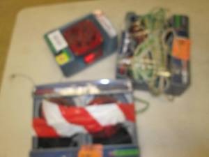 lot of trailer lights ...