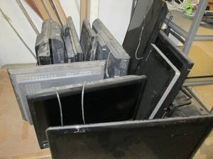 11 tvs all power on ...