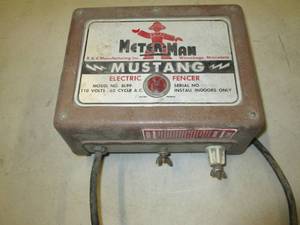 meter man mustang electric fencer ...