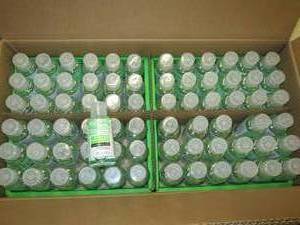 case of mosturizing hand sanitizer ...