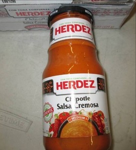 case of herdez chipotle salsa 615....