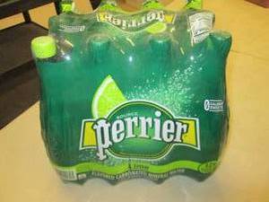 case of perrier lime flavored carbo...