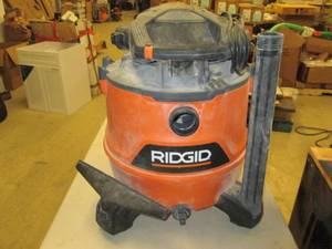 rigid wetdry vacum powers on no ho...