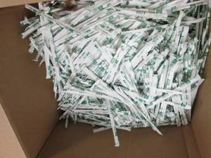 big box of straws ...