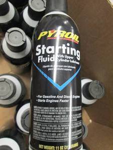 1511 oz cans of pyroil starting fl...