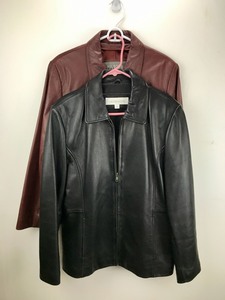 lot 52 image: Womens Jacket 2-Pack - WILSONS LEATHER  LIZ CLAIBORNE - Large
