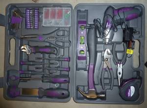 New 44 piece tool kit with cordless screwdriver - tested and works
