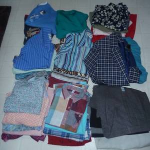 Lot of 40 pieces of womens clothing sizes range from 10-16, all in very good condition, some with tags.