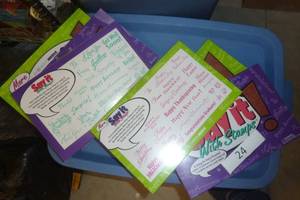 6 new sets of crafting rubber stamps