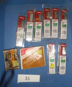 bunch of 18 gauge headed brads for stapler