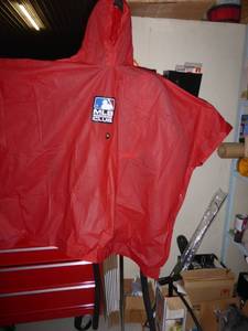 10 new Rain Ponchos - one size fits all, snaps up the sides