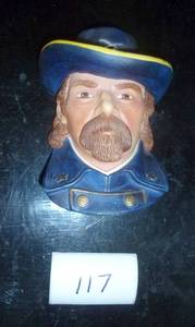 General George A Custer, 1984 Chalkware, made in England