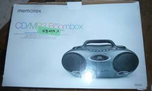 Boombox - customer return, tested and fully working, CD and cassette and radio