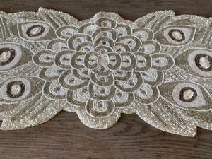 Beaded Table Runner