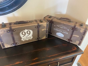 Pair of Vintage Mini Suitcases