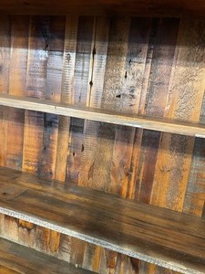 Beautiful Reclaimed Barn Wood Shelf