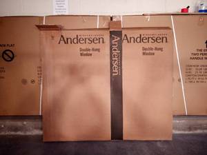 59.25 in. x 48.875 in. 400 Series Double Hung Double Wide Wood Window with White Exterior by Andersen (Bonus Bug Screens)