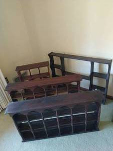 lot 105 image: Four Wall Shelves