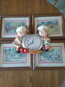 lot 122 image: Campbells Kids Wall art and Clock