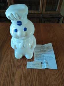 lot 134 image: Pillsbury Doughboy Giggle Cookie Jar