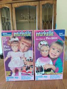 lot 152 image: Set of Full House Michelle Talks dolls