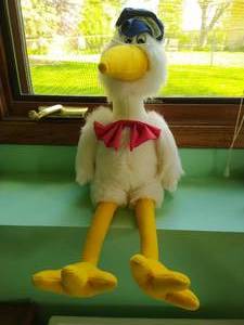 lot 162 image: Vlasic Stork stuffed doll