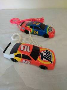 lot 55 image: Two Racecar Telephones