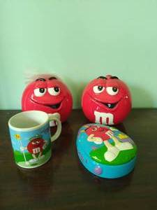 lot 202 image: Collection of Red M&M Items