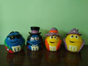 lot 205 image: Set of 2 M&M Canisters