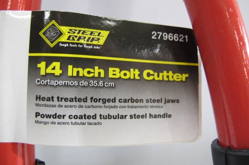 lot 509 image: Steel Grip 14 inch Bolt Cutter Tool