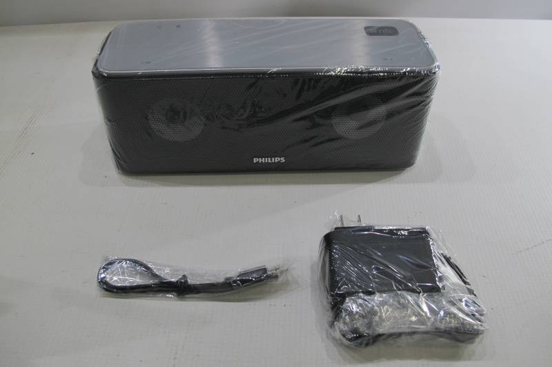 lot 516 image: Philips Wireless Bluetooth Stereo Speaker SB365-378
