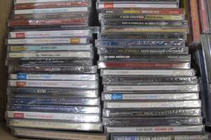 lot 521 image: Lot of 100 PopRockHip-HopClassic Rock CDs - NewSealed Condition