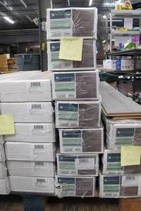 lot 518 image: 7 Boxes (110 Square Feet) Harmonics Southbridge Scrapped Oak Laminate Wood Flooring