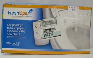 lot 575 image: Brondell FreshSpa Dual Temperature Bidet