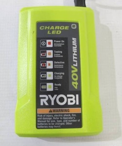 lot 591 image: Ryobi OP404 Lithium Ion 40 Volt Battery Charger
