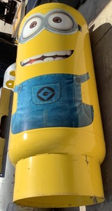 Yellow Minnion Vertical Tank