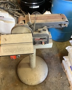 DiscBelt Sander w Stand